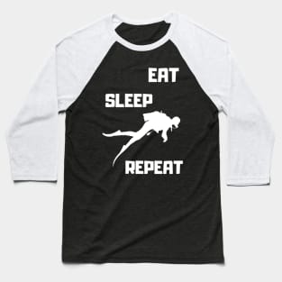 Eat Sleep Snorkeling Repeat Baseball T-Shirt